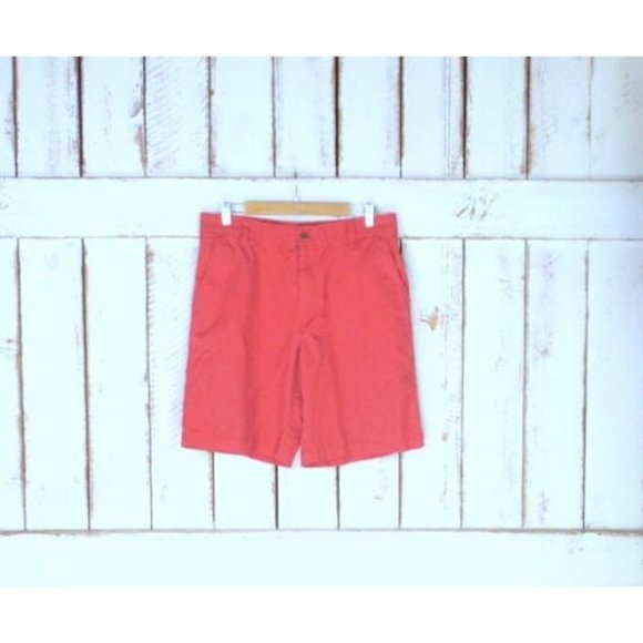 IZOD peach salmon colored cotton shorts - 34 - Picture 7 of 7